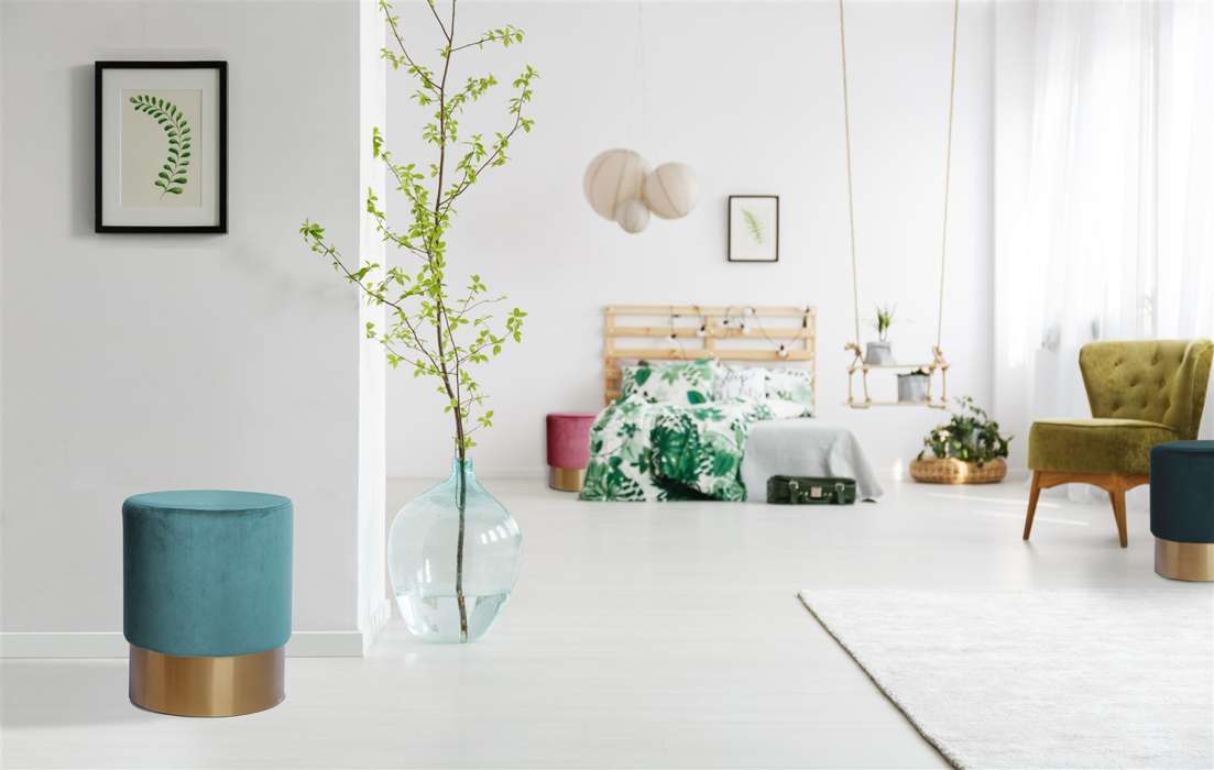 Hocker Nano 110 Hellpetrol - Afbeelding 2