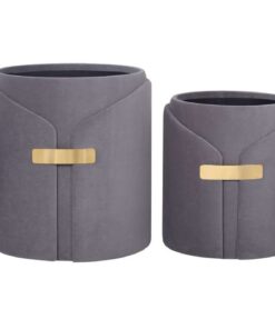 Stool Forcet 125 set of 2 gray