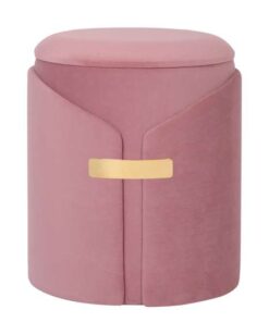 Alternative view of Stool Forcet 125 set of 2 old pink