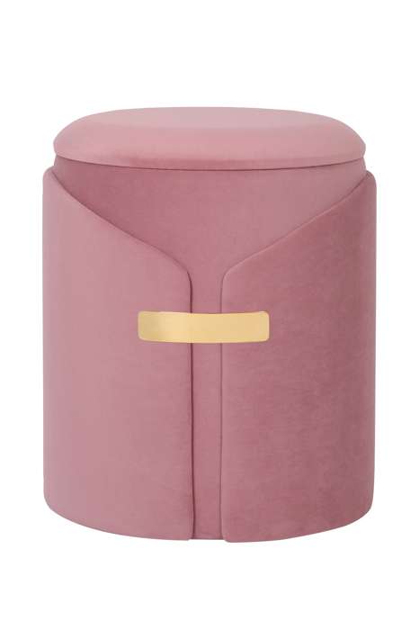Stool Forcet 125 set of 2 old pink - Afbeelding 2