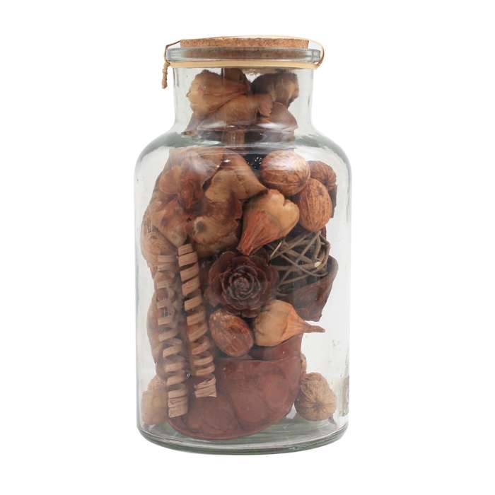 Deco Bottle Flora 110 light brown