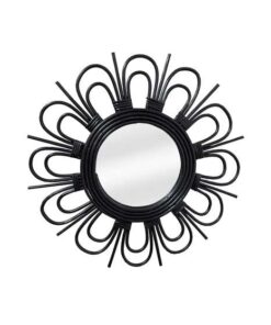Rottan Mirror Aina 225 zwart