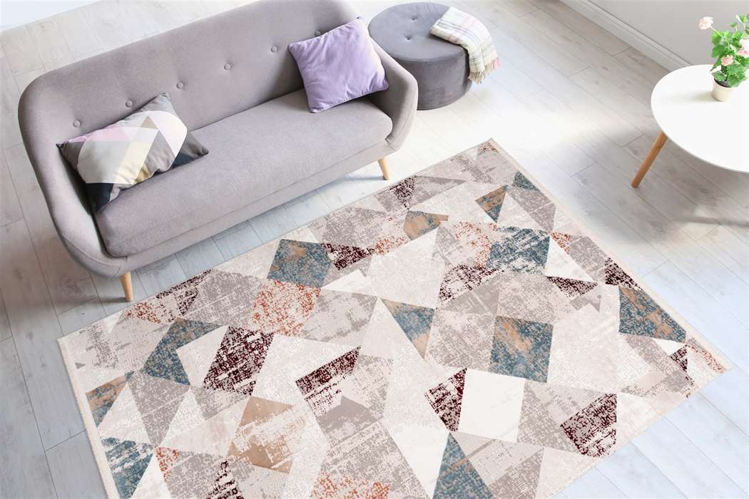 Akropolis 225 grijs/zalmrose 80x150cm - Afbeelding 2