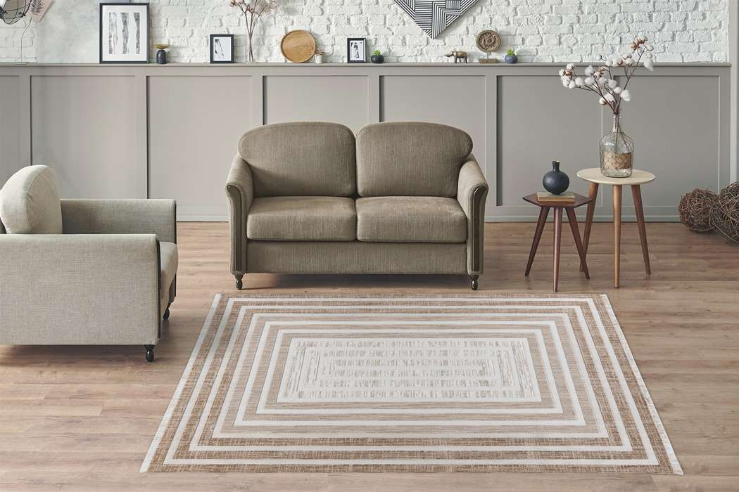Sarai 125 bruin/beige 80x150cm - Afbeelding 2