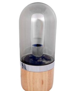 Tischlampe Malbi 525 Grau / Holz