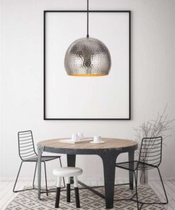 Alternative view of Hanging lamp Fabricia 100 nickel