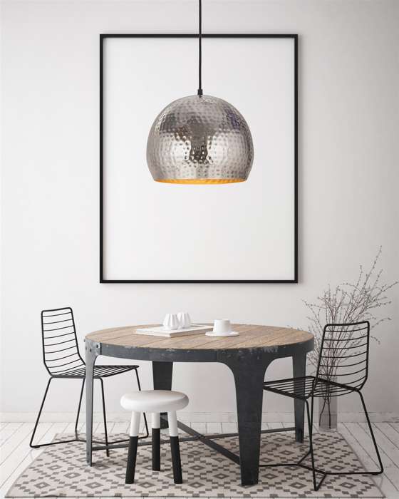 Hanging lamp Fabricia 100 nickel - Afbeelding 2