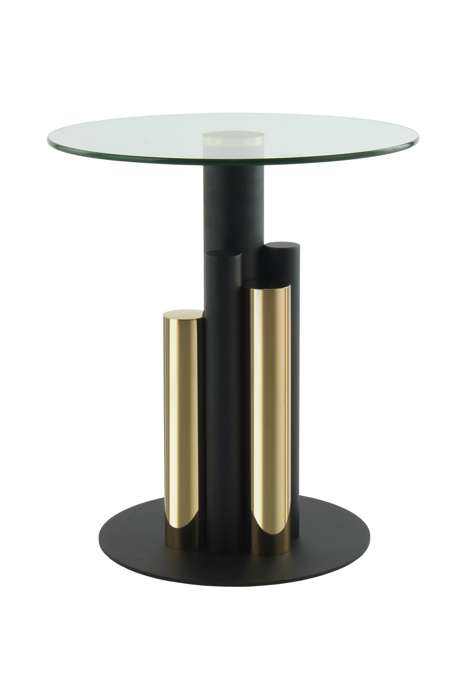 Side table Ontario 225 Gold / Clear