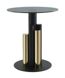 Side table Ontario 225 gold / gray