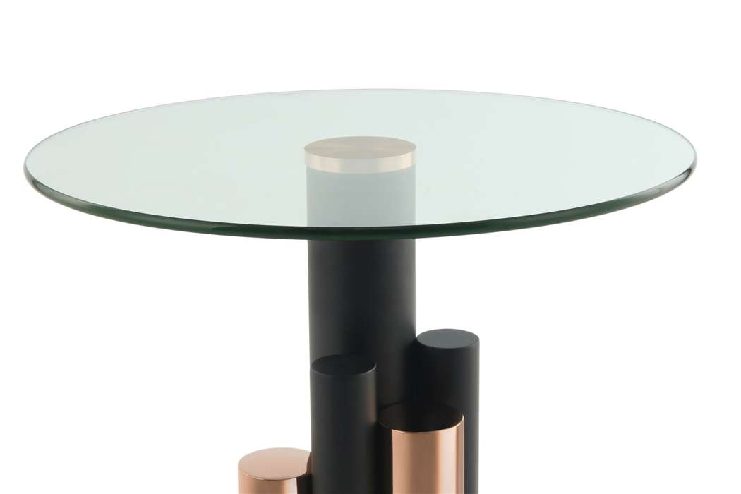 Side table Ontario 225 rose gold / clear - Afbeelding 4