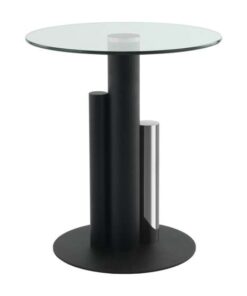 Alternative view of Side table Ontario 225 silver / clear