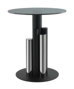 Side table Ontario 225 silver / gray