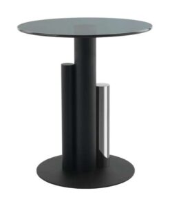 Alternative view of Side table Ontario 225 silver / gray