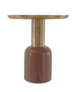 Side table Art Deco 725 Mauve / Gold