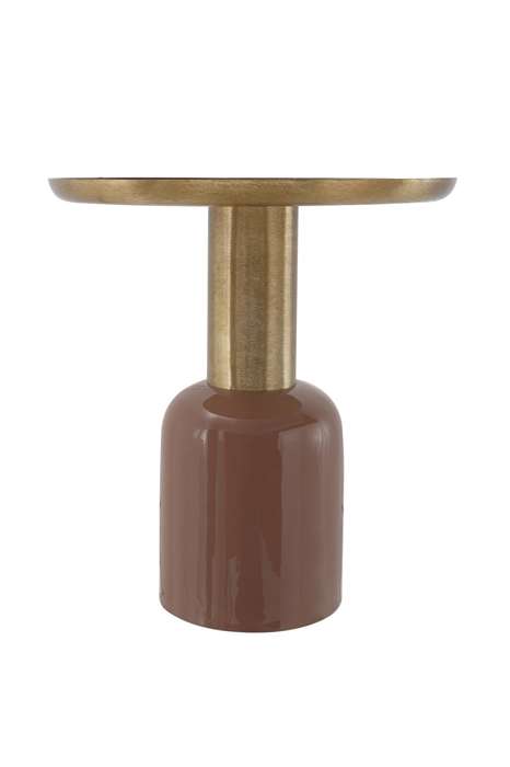 Side table Art Deco 725 Mauve / Gold